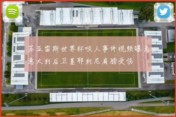 苏亚雷斯世界杯咬人事件视频曝光意大利后卫基耶利尼肩膀受伤